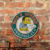 Chapa rústica Los Simpson Moe's Tavern