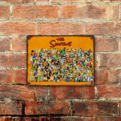 Chapa rústica Los Simpson personajes