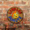 Chapa rústica Los Simpson Lard Lad Donuts