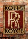 Chapa rústica Rolls Royce