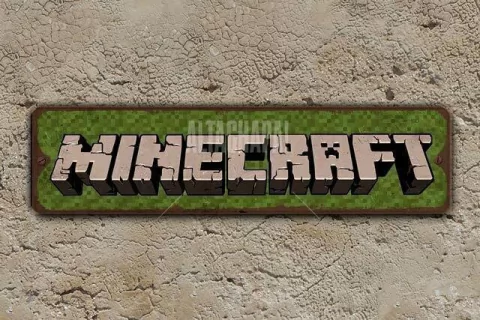 Chapa rústica Minecraft