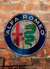 Chapa rústica Alfa Romeo