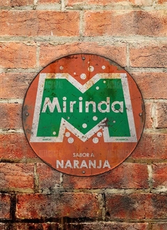 Chapa rústica Mirinda