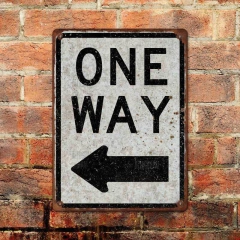 Chapa rústica One Way