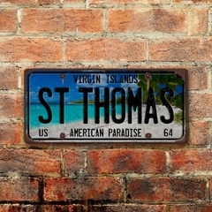 Chapa rústica Patente Saint Thomas EEUU