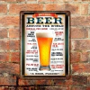 Chapa rústica Cerveza en el mundo