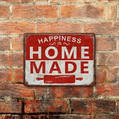 Chapa rústica Happiness is home made