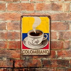 Chapa rústica Café Colombiano