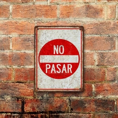 Chapa rústica No Pasar