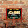 Chapa rústica Fileteado Asador