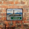 Chapa rústica Ushuaia Argentina Ruta 3 - comprar online