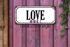 Chapa cartelito: Love