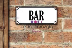 Chapa cartelito: Bar