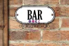 Chapa cartelito: Bar - comprar online