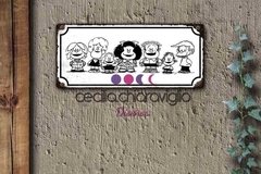 Chapa cartelito: Mafalda