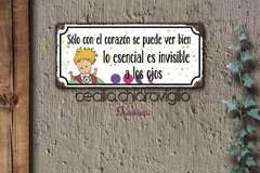 Chapa cartelito: El Principito