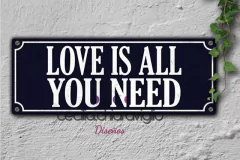 Chapa cartelito: Love is all you need