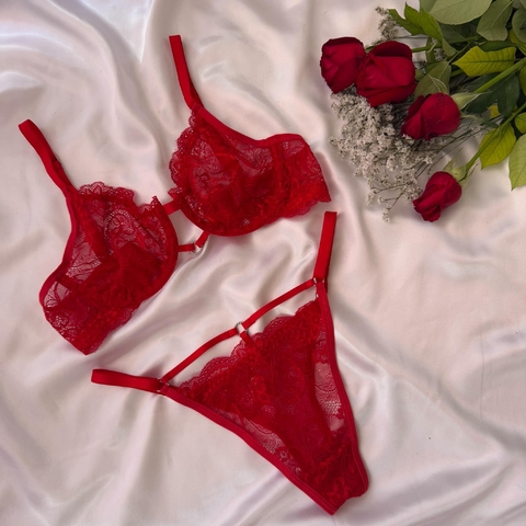 •Conjunto Ginebra rojo• - comprar online