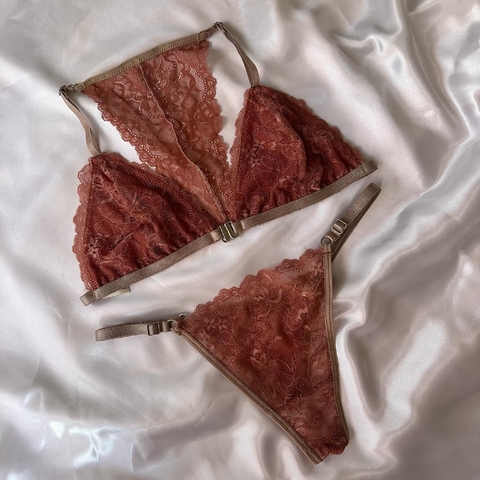 •Conjunto Paris terracota•