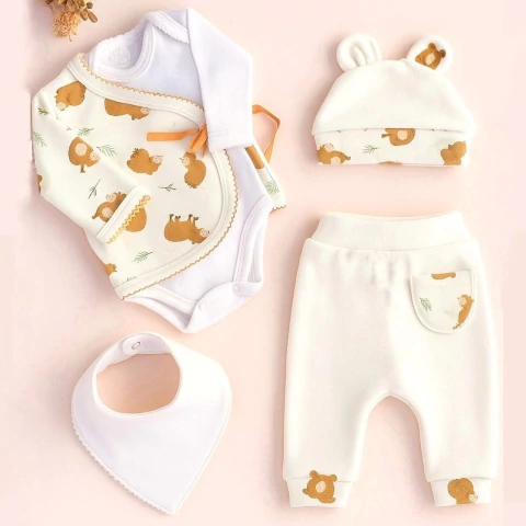 Conjunto Capibara- bodie MANGA LARGA - bandana - comprar online