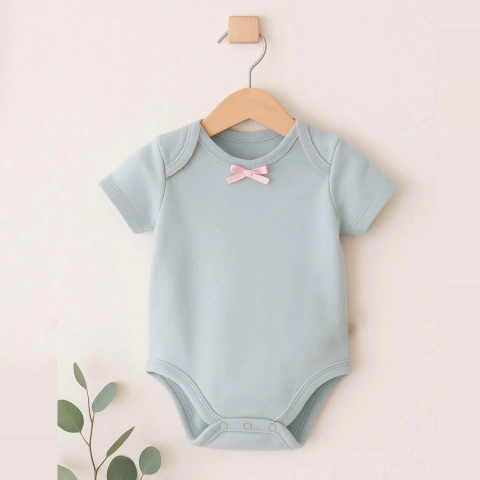 Bodie gris - Picot rosa - comprar online