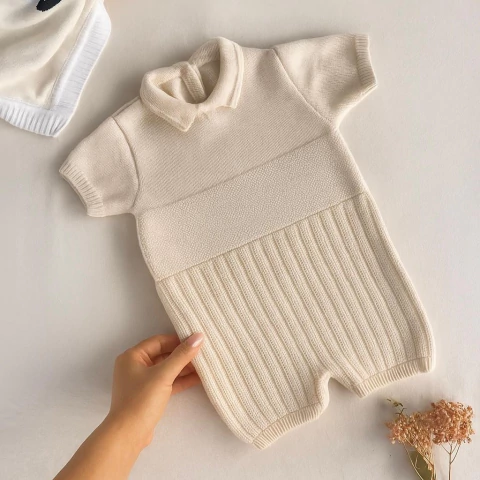 Enterito corto tejido de hilo Milano - comprar online