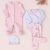 Conjunto Rayado rosa + bodie + enterito - comprar online