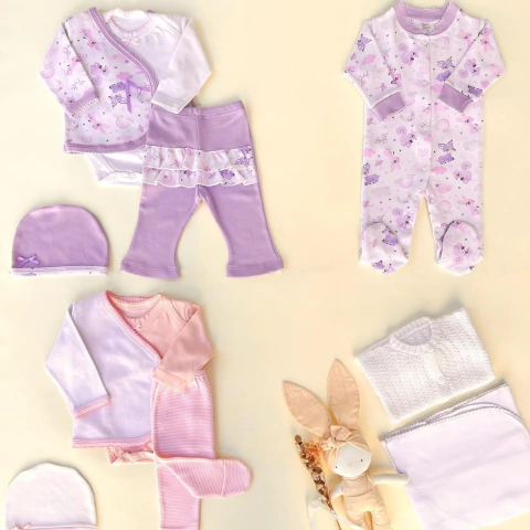 BOLSO LISTO - Bambi Lila - Bodys manga larga - comprar online