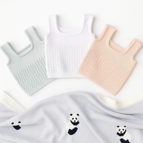 Chalequito Venecia tejido en hilo de algodón - comprar online