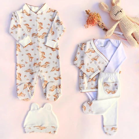 Conjunto Bambi+ bodie + enterito - comprar online