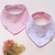 Bandana / Babero Reversible - Conejita Clementina rosa