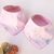 Bandana / Babero Reversible - Conejita rosa silvestre