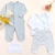Conjunto rayado gris+ bodie+ enterito