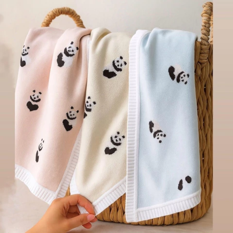 Manta OSLO tejida en hilo - comprar online