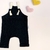 Jardinero negro - bodie gris - bandana blanca - comprar online
