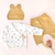 Conjunto dulce de leche+ conjunto rayado gris+ dos bodies+ enterito+ manta+ campera+ babero bandana - comprar online