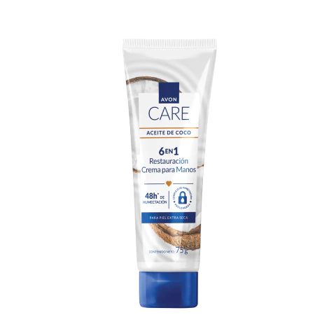 CREMA DE MANOS AVON CARE ACEITE DE COCO 75G