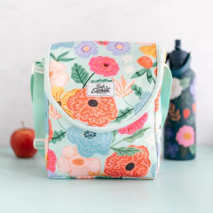 Lunchera grande camelias aqua - comprar online