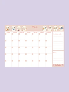 PLANNER MAGNÉTICO LUCKY CAT