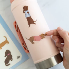 Stickers transparentes salchichas en internet