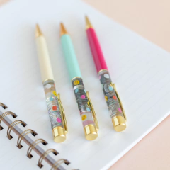 Birome confetti fucsia - Pink Elephant