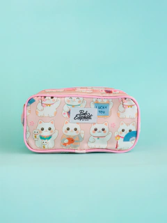 CARTUCHERA DOBLE LUCKY CAT - comprar online