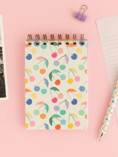 CUADERNO CHICO CEREZAS