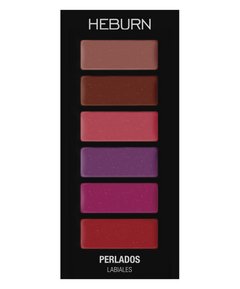 PALETA DE LABIALES x 6 - tienda online