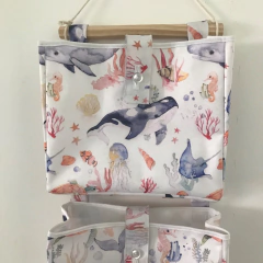 Bolsillero colgante 2 canastos - Estampa a elección en internet