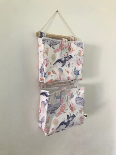 Bolsillero colgante 2 canastos - Estampa a elección - comprar online