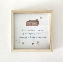 Cuadros Box Frases 15x15 - Pájara Pinta