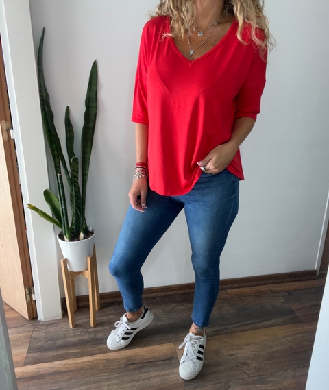 Remera Venecia Corta Crepe - comprar online