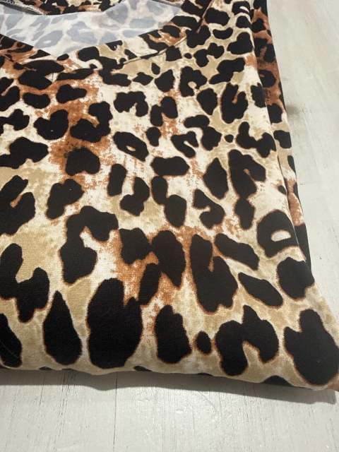 Remera ancha soft Manga larga - ANIMAL PINK