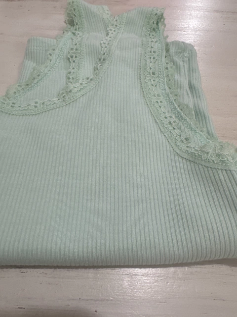 Musculosas corta morley puntilla - comprar online